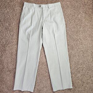 Tommy Bahama Silk Blend Dress Pants Mens Tag 32x32 Act 33x28.5 Beige Khaki READ